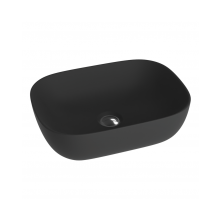 Umywalka nablatowa 46x32,5 cm - Lavita Costa Black